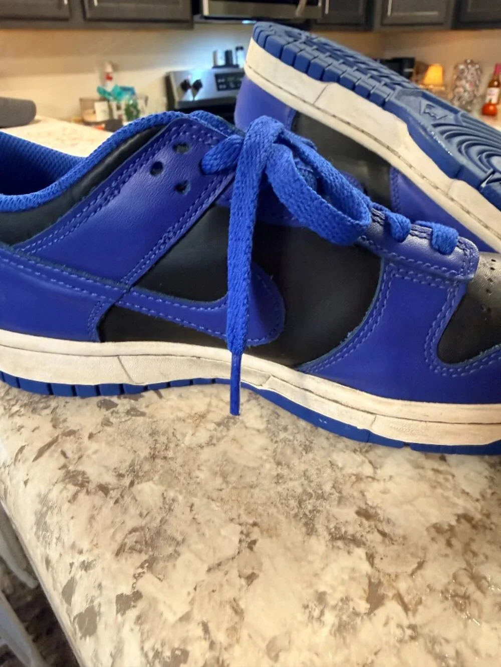 Nike Dunk Low GS Royal/Black 6.5Y or Women's 8 Clean Classic Colorway